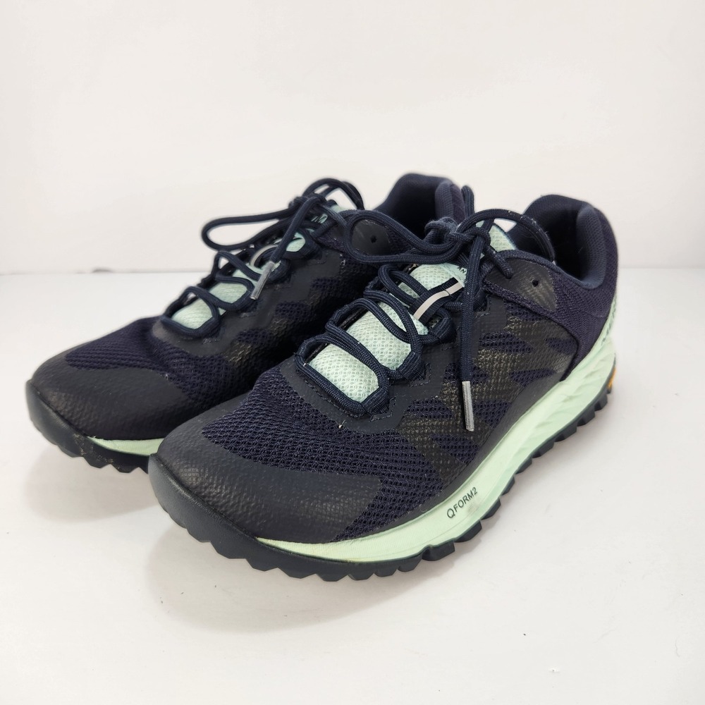 Merrell Antora Women's Hiking Sporty Lace-up Navy Blue Sneakers Size 8